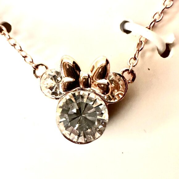 Disney Sterling Silver Minnie Mouse Necklace - Picture 3 of 3